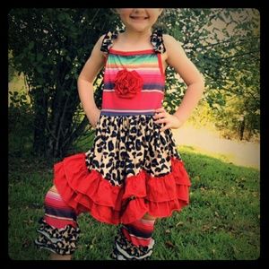 Leporad and red outfit